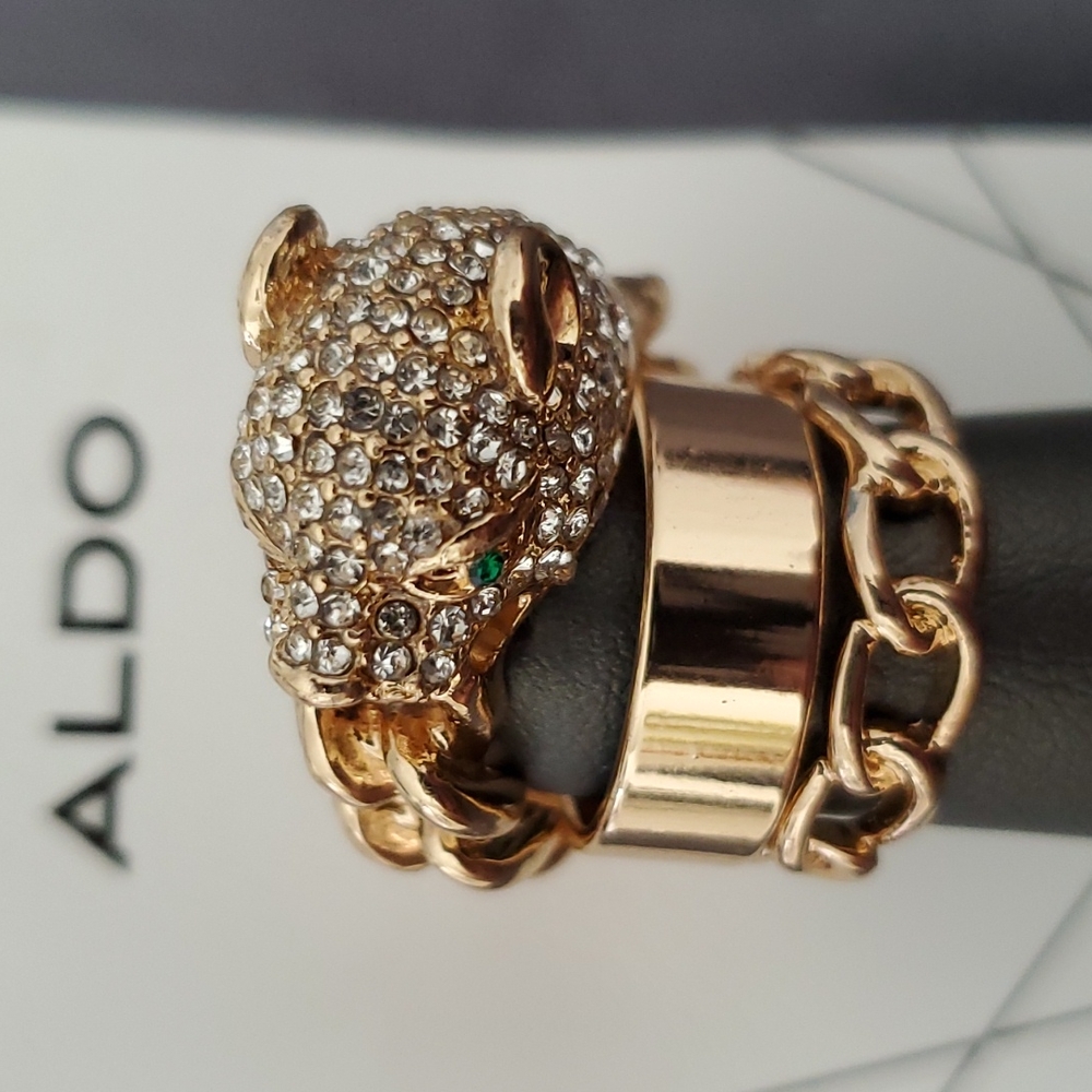 Aldo 3 piece ring set